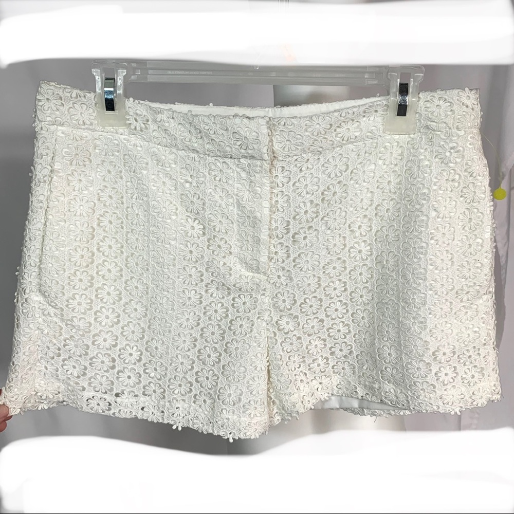 JOE FRESH White Eyelet Spanky Lace Shorts 4